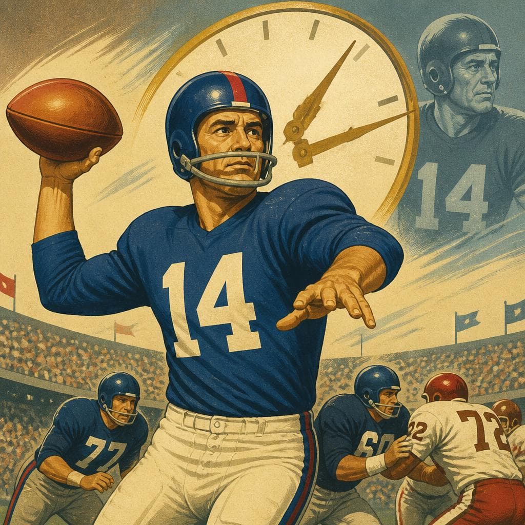 Cover art for At 37, Y. A. Tittle Turned Back the Clock