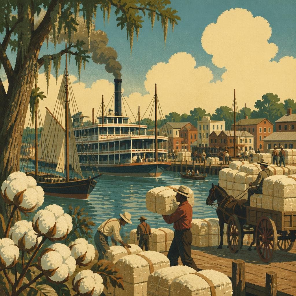 Cover art for Where the River Met the Cotton Trade