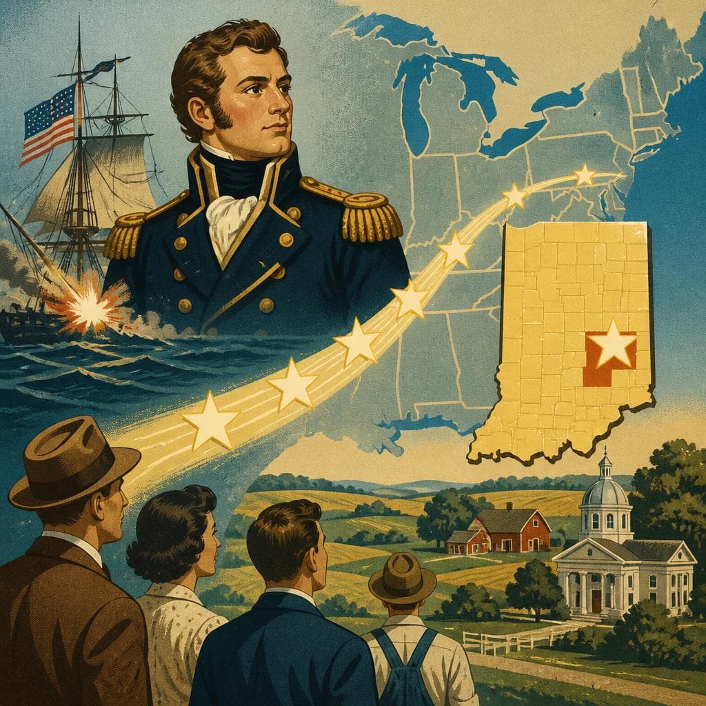 Cover art for How a Naval Celebrity Reached Indiana’s Map