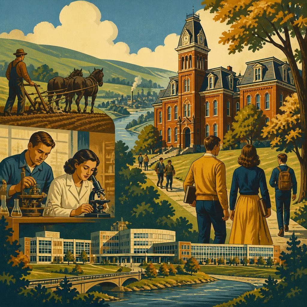 Cover art for From Land-Grant Promise to West Virginia University