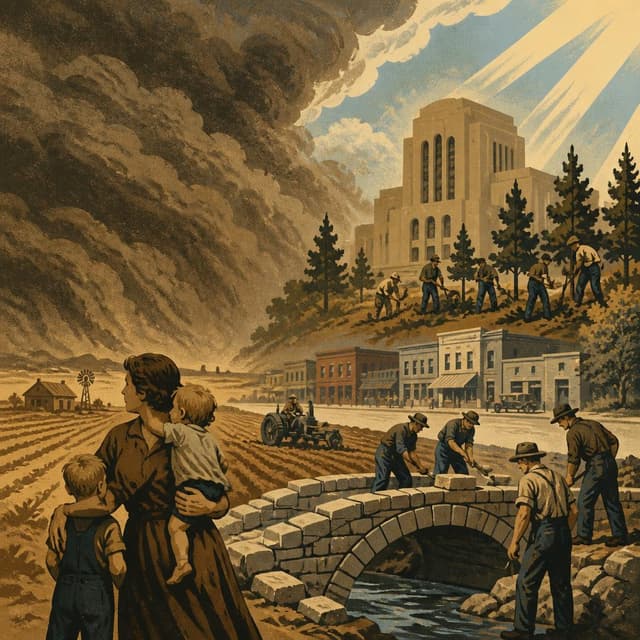 Cover art for the The Great Depression: Dust, Grit & the New Deal collection