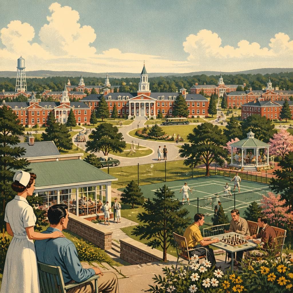 Cover art for When a Hospital Was Built Like a Town