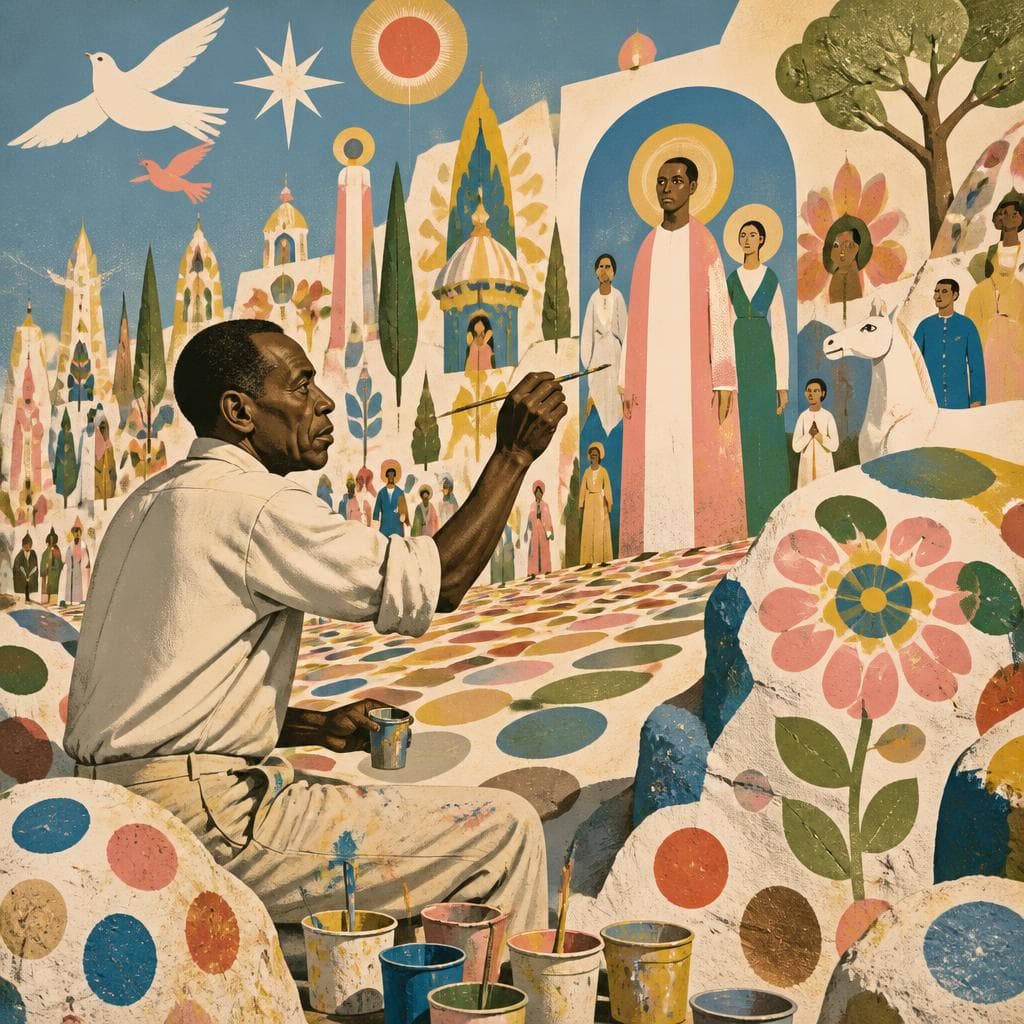 Cover art for The Painted World of St. EOM