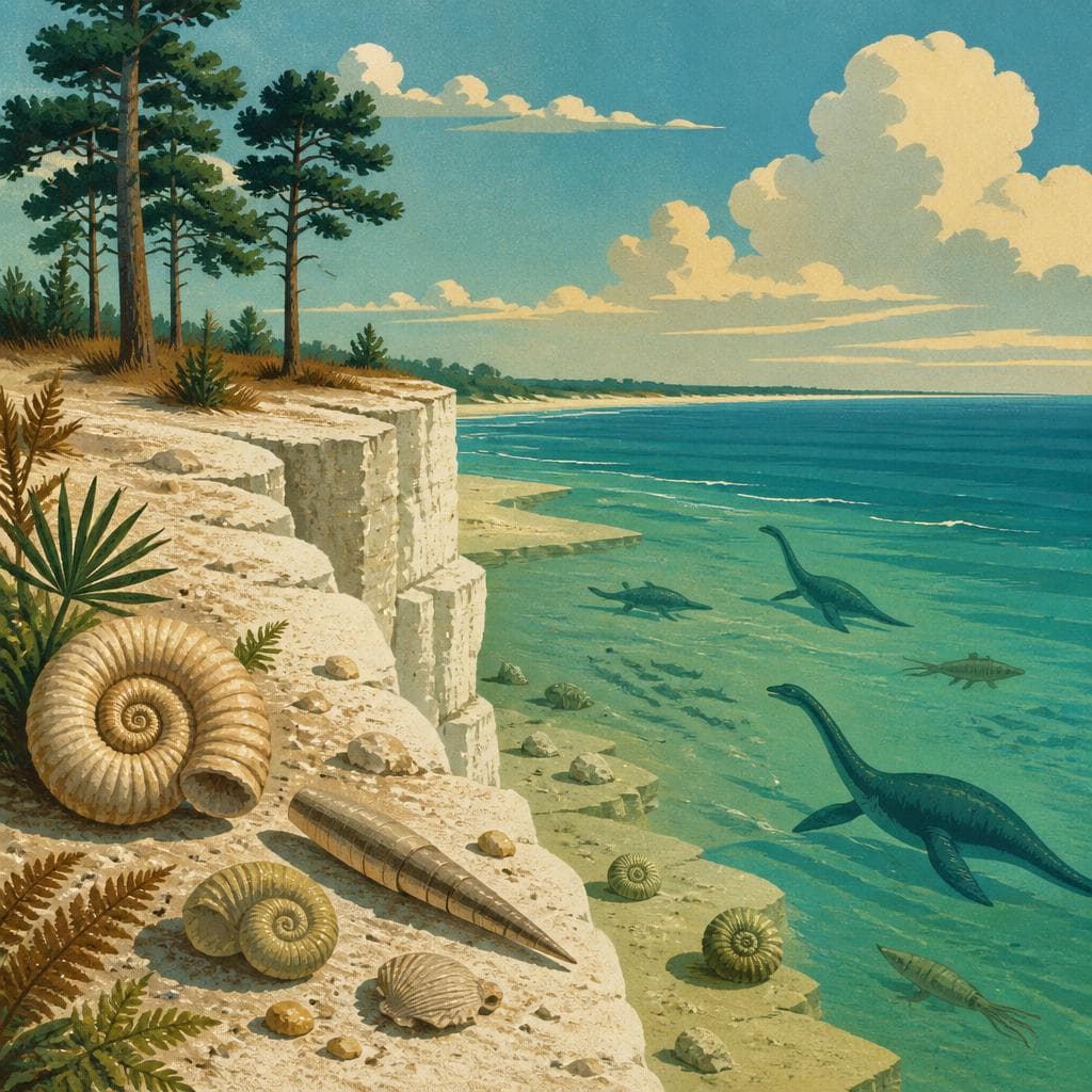 Cover art for At the Edge of Alabama’s Last Cretaceous Sea