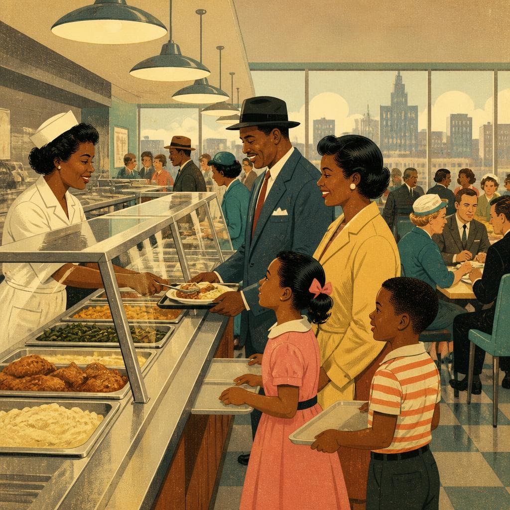 Cover art for Where Birmingham Meets in the Cafeteria Line