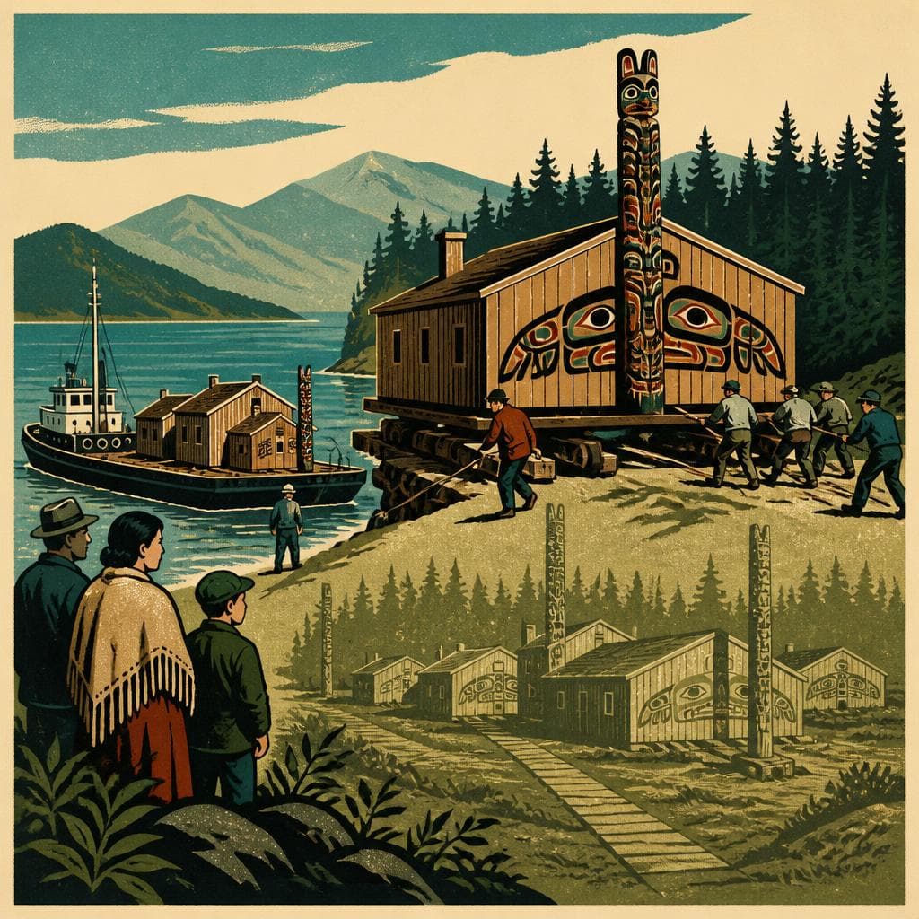 Cover art for When a Village Moved and the Ground Remembered