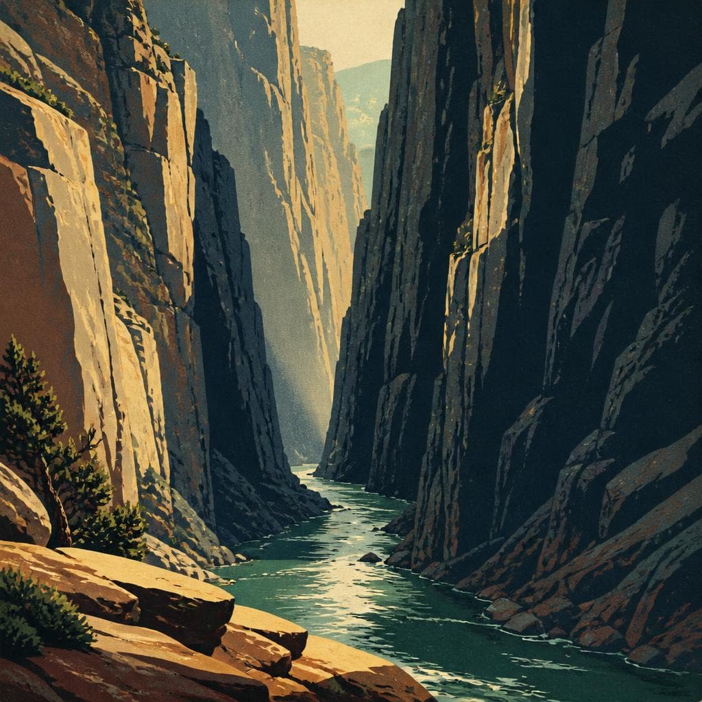 Cover art for Where the Gunnison Cut the Light