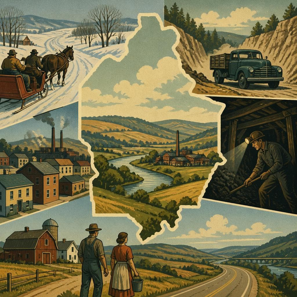 Cover art for A County Born of the Long Road
