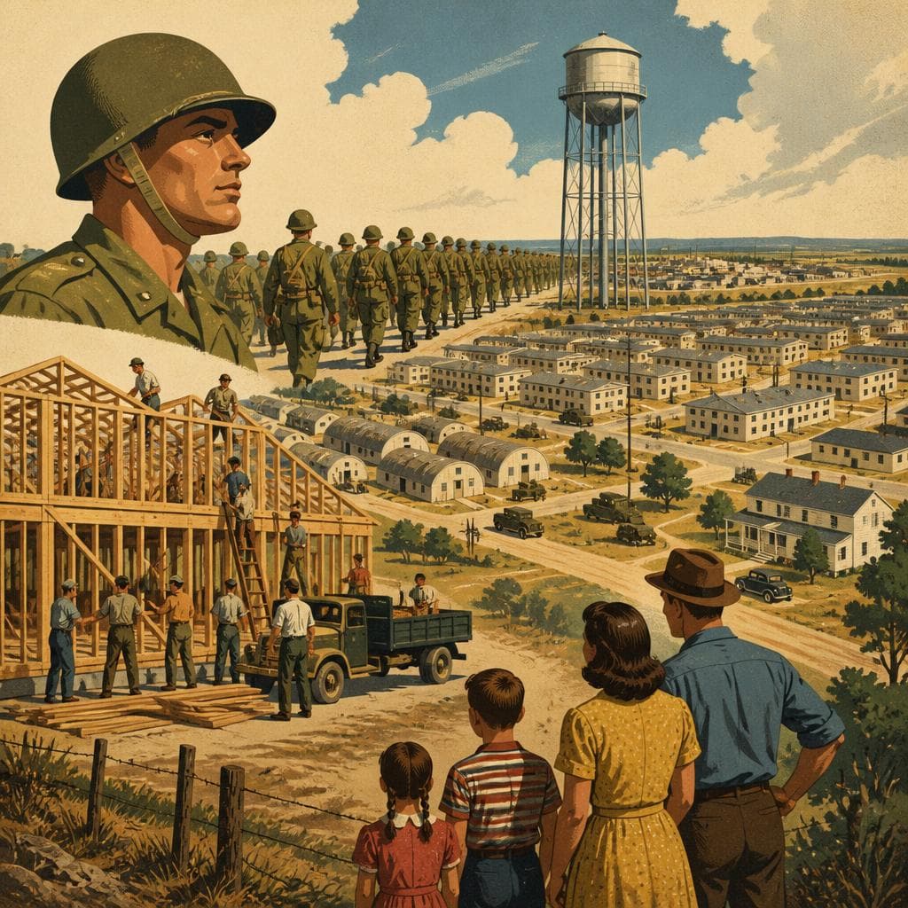 Cover art for When Camp Howze Became a Wartime City