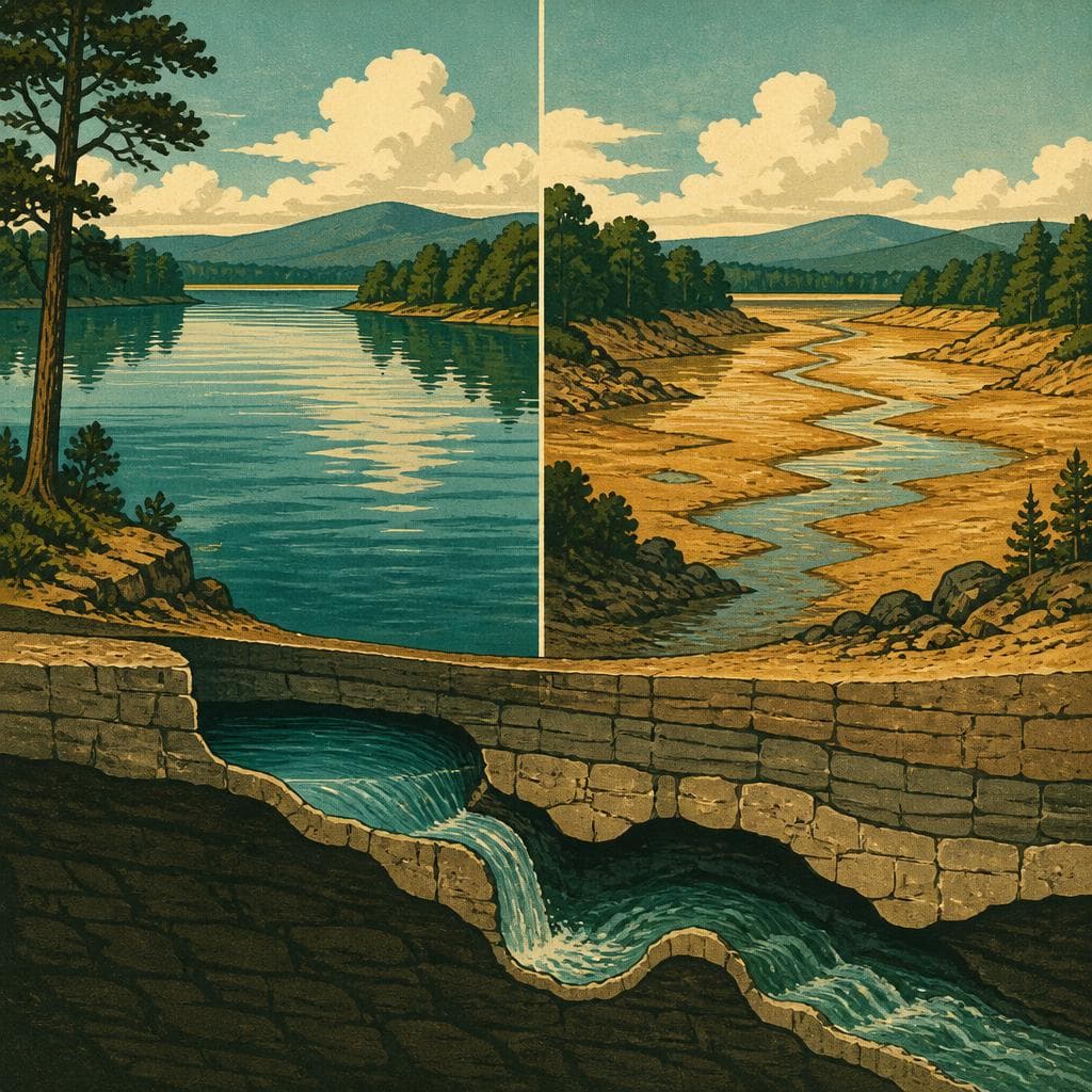 Cover art for The Lake That Won’t Sit Still