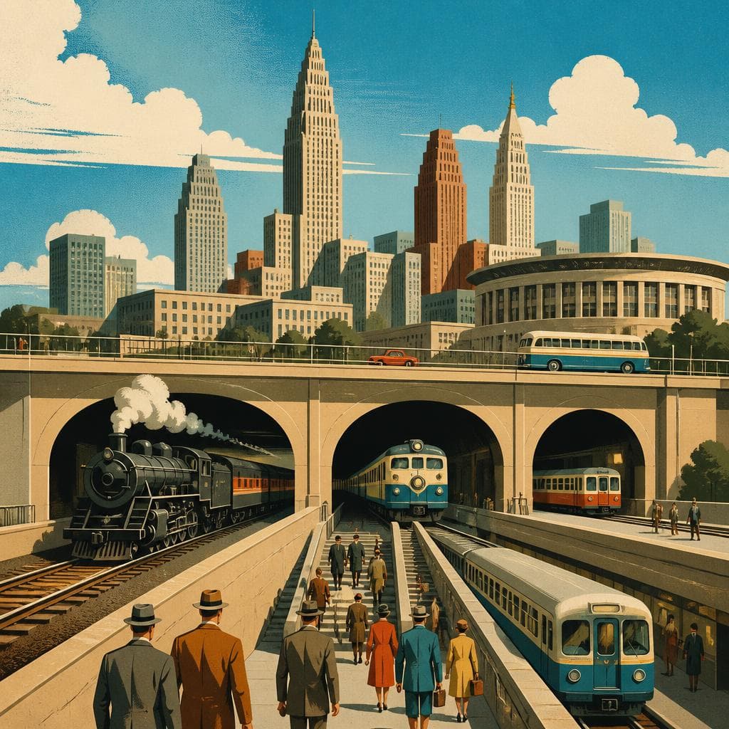 Cover art for When Cleveland Put the Railroad Under the Skyline