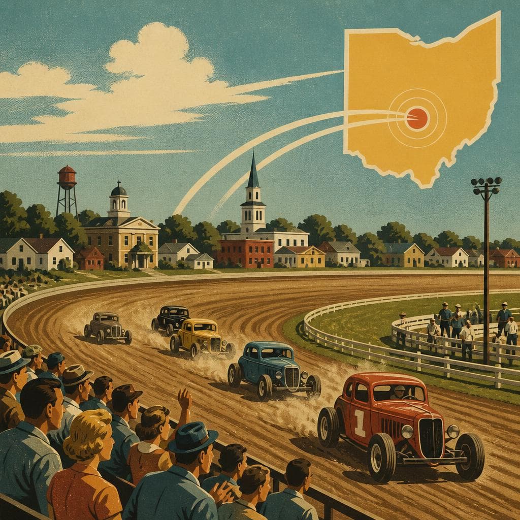 Cover art for Where the Dirt Oval Put Circleville on the Racing Map