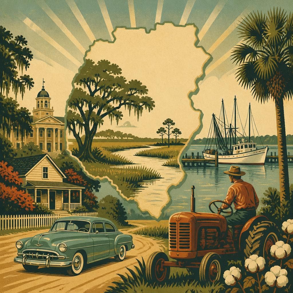 Cover art for A County Drawn New in Southeast Georgia