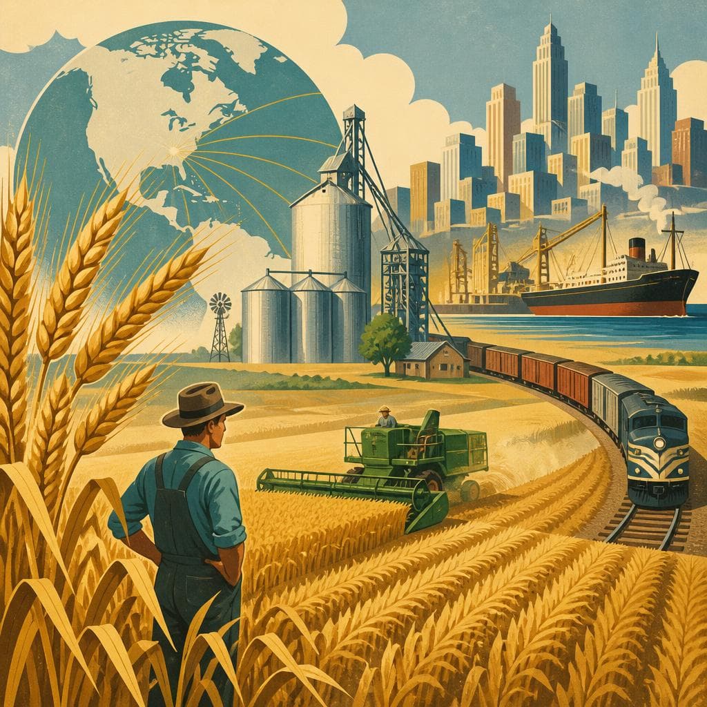 Cover art for Where Wheat Made the Towns Stand Taller