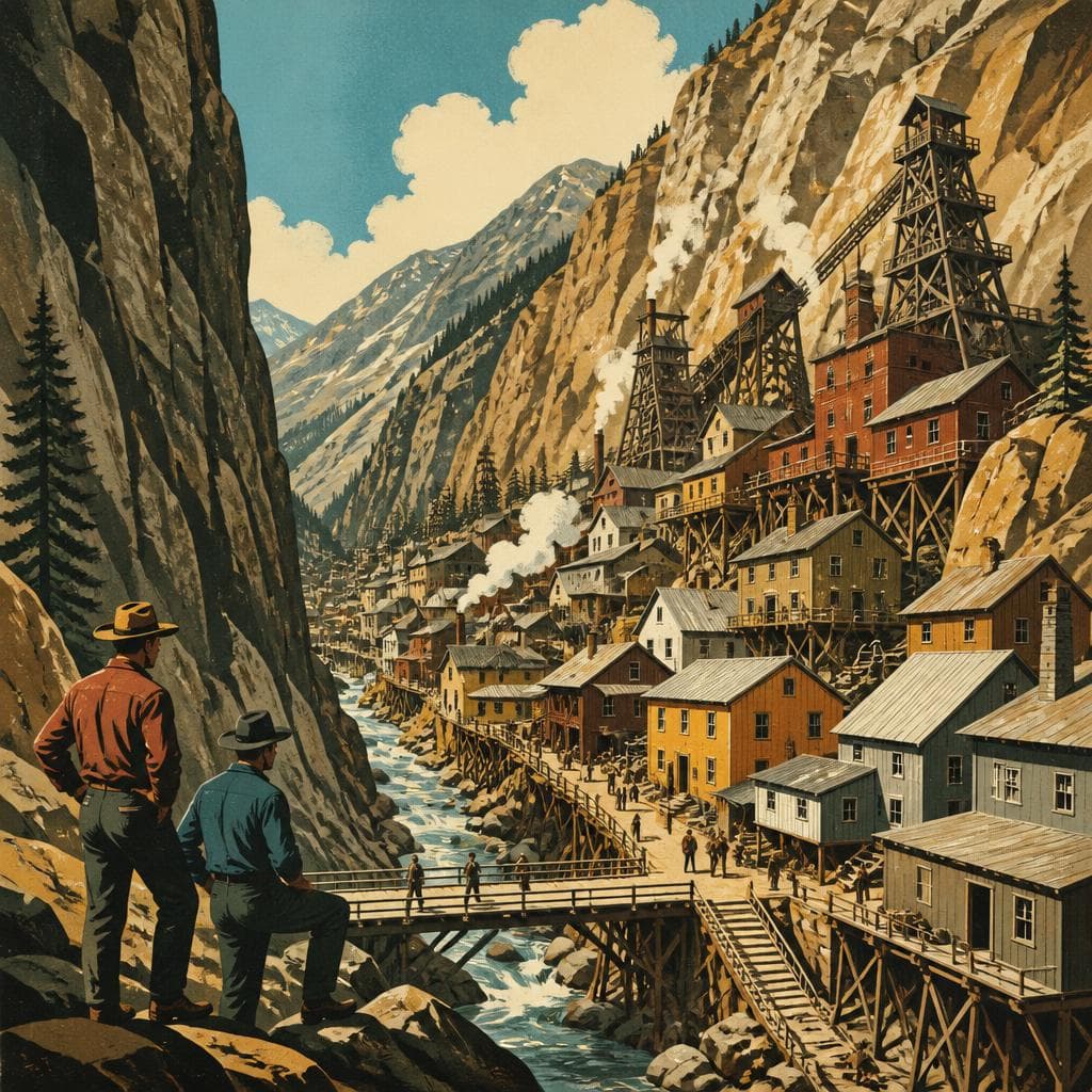 Cover art for A Boomtown Squeezed Into Stone