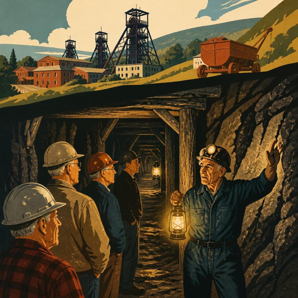 Cover art for When the Mine Guide Knows the Dark