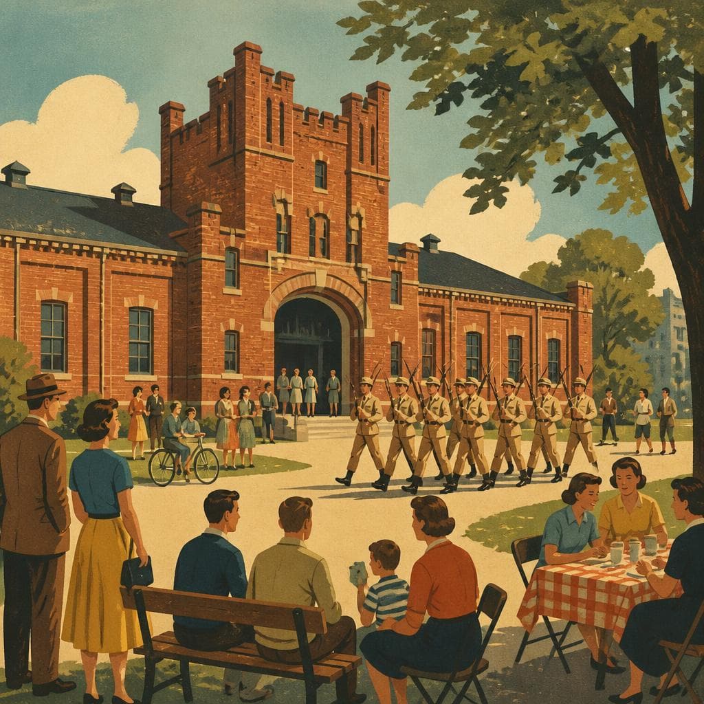 Cover art for Where Warsaw Gathered and Drilled