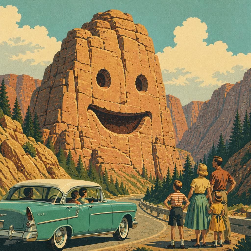 Cover art for The Canyon Landmark That Looks Ready for Recess