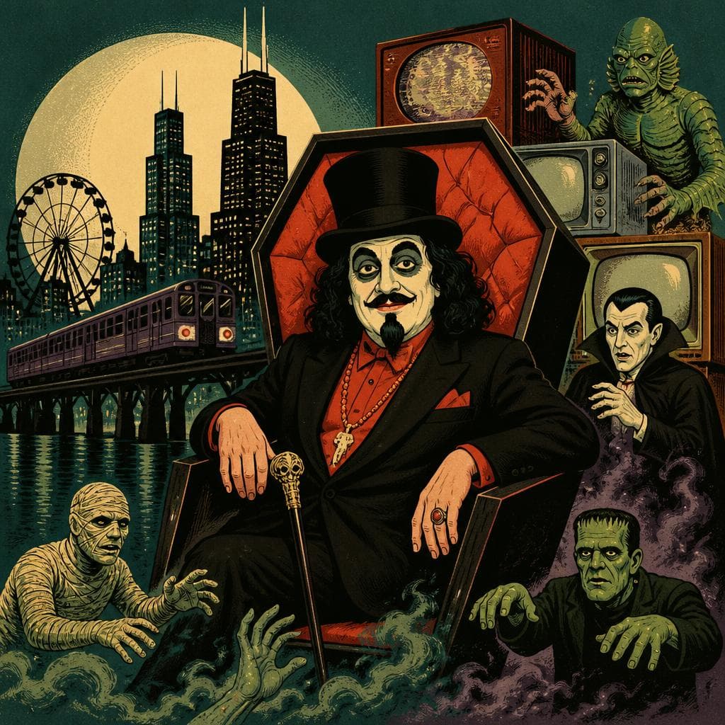 Cover art for Svengoolie’s Long, Strange Chicago Afterlife