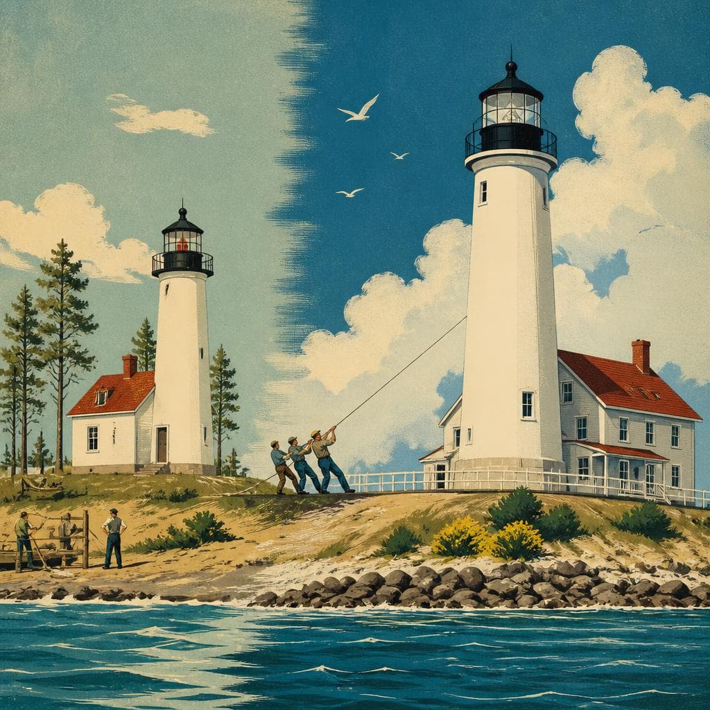 Cover art for When One Lake Huron Light Was No Longer Enough