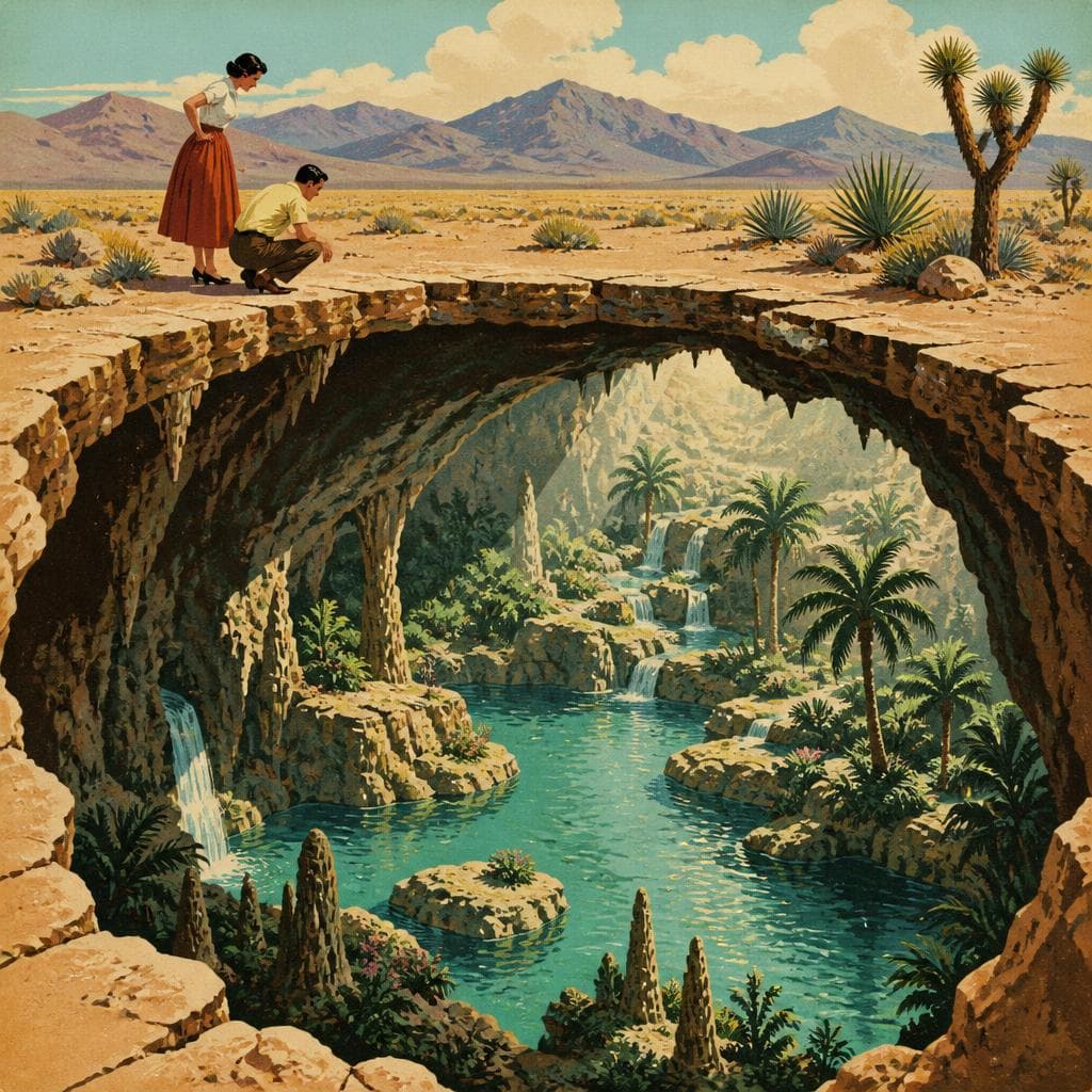 Cover art for The Oasis Beneath Santa Rosa