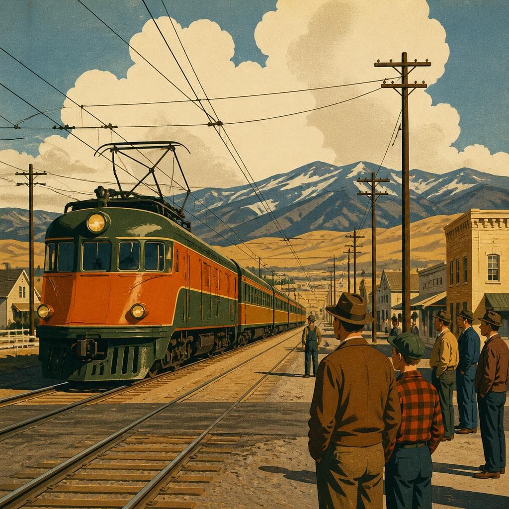 Cover art for When the Wires Reached Harlowton