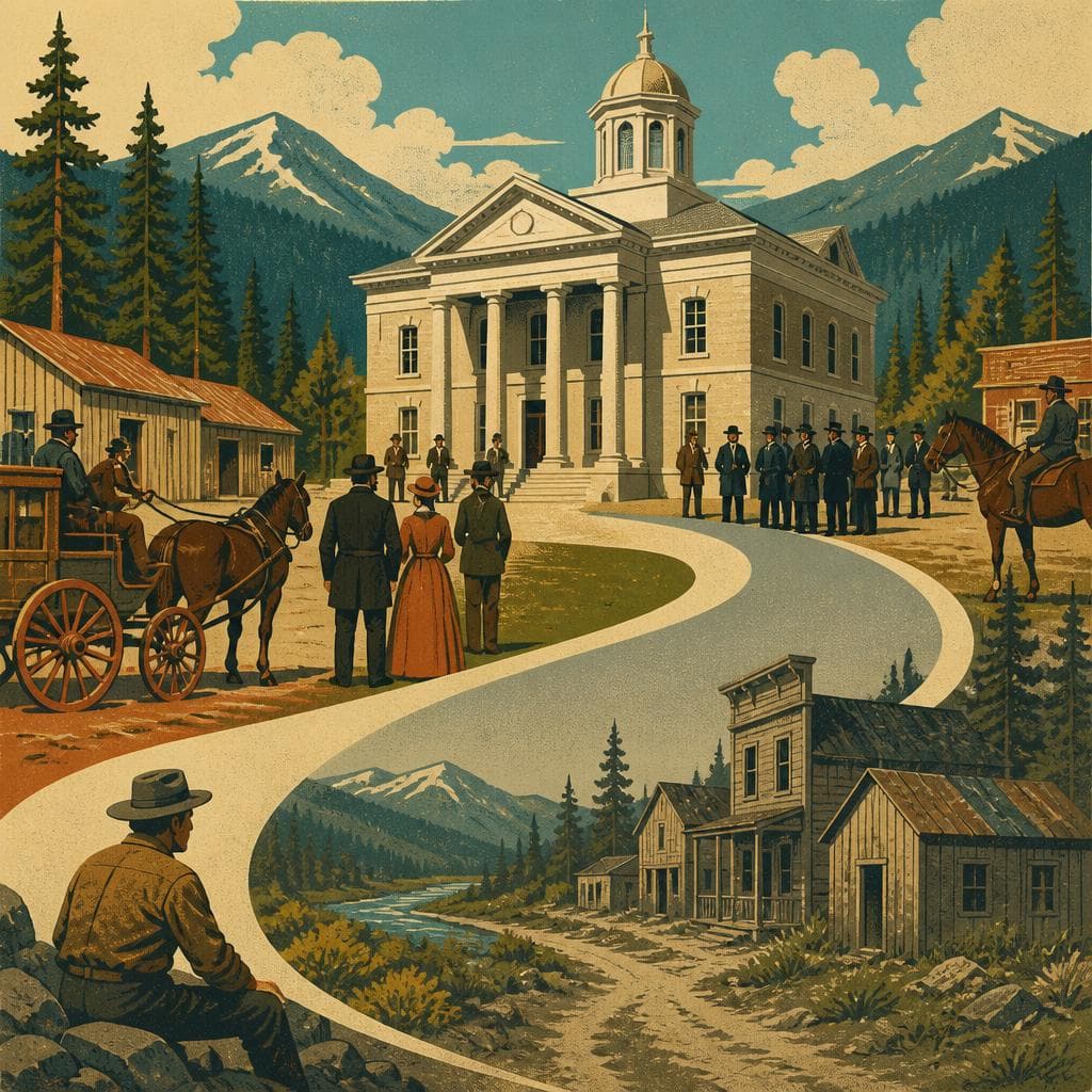 Cover art for When the Courthouse Was Here
