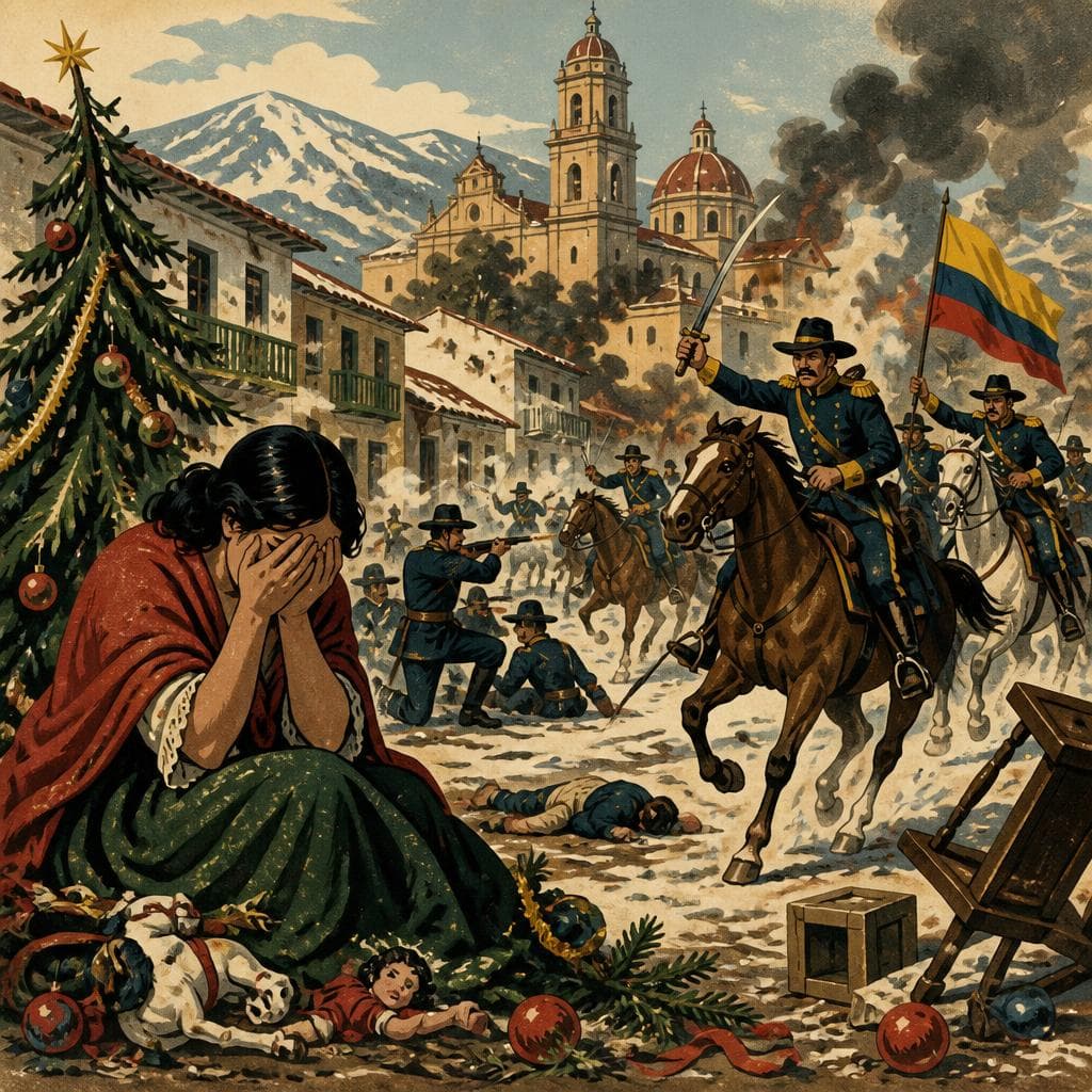 Cover art for When War Came to Columbia at Christmas