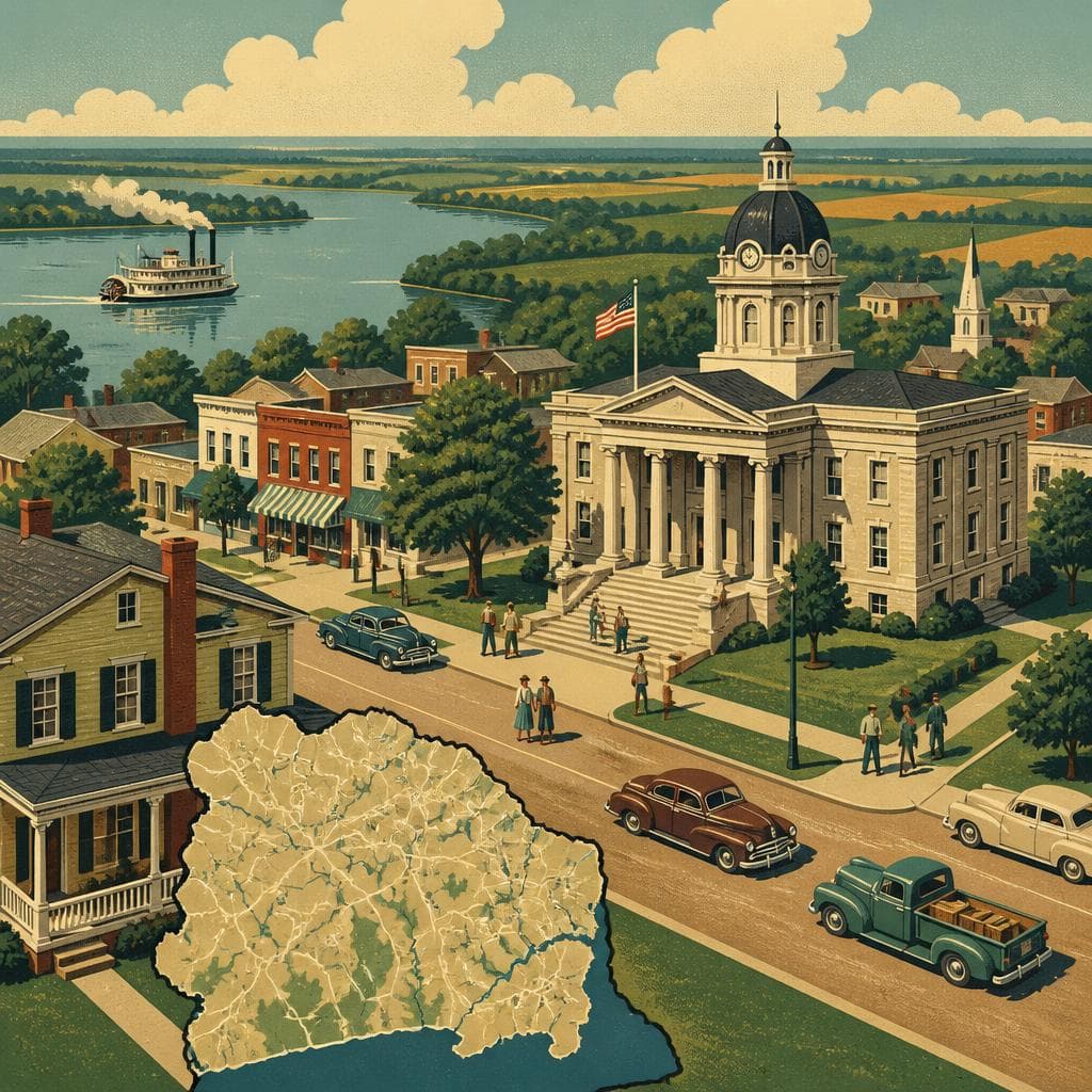 Cover art for A Small Delta Town With County-Sized Weight