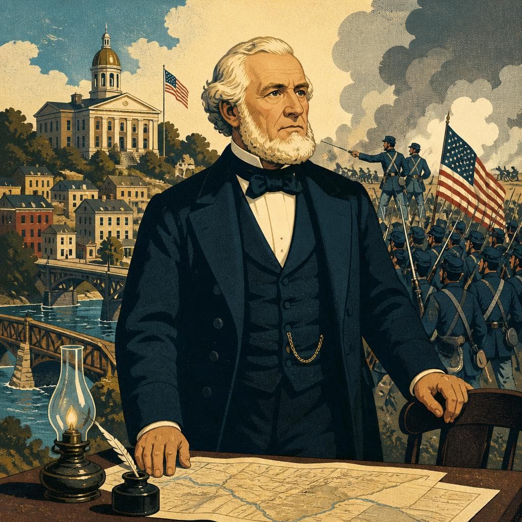 Cover art for Iowa City’s War Governor
