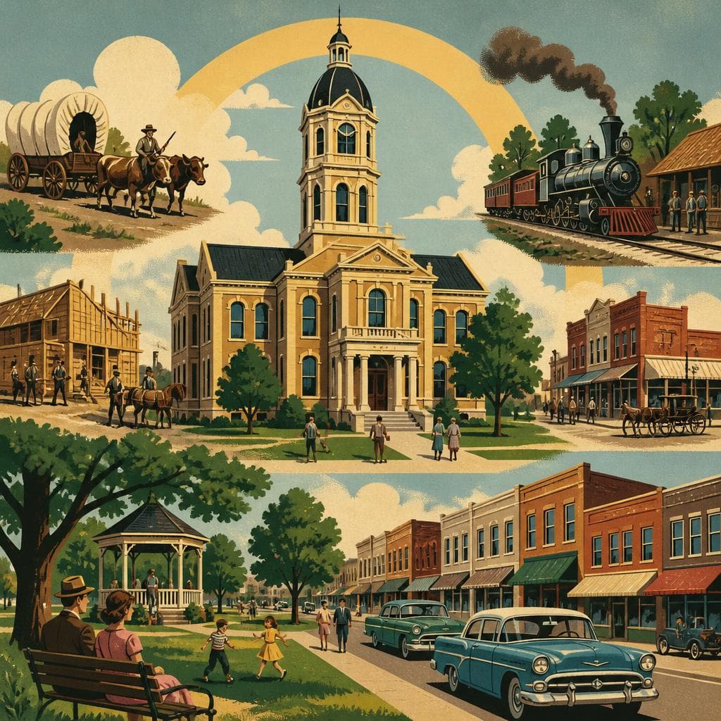 Cover art for How Waxahachie Became Ellis County’s Center