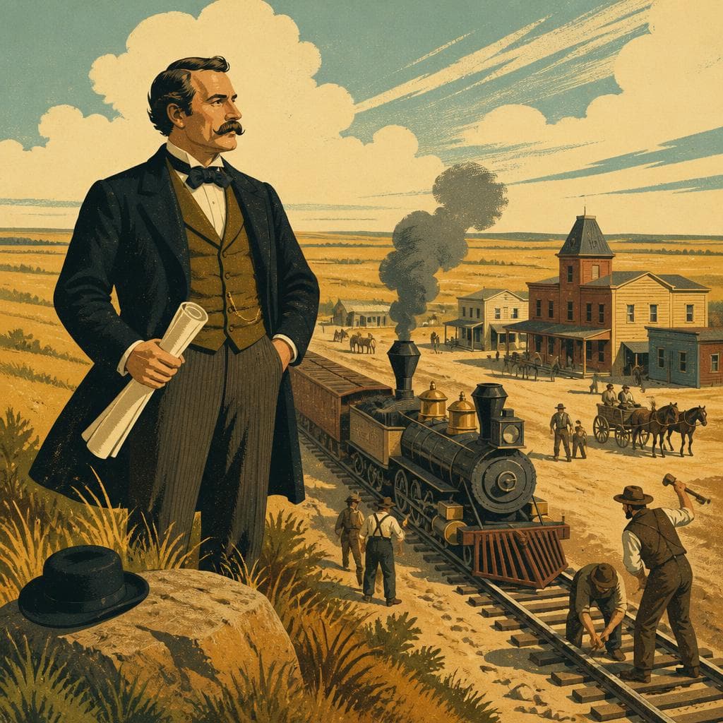 Cover art for The Man Who Put His Name on the Prairie