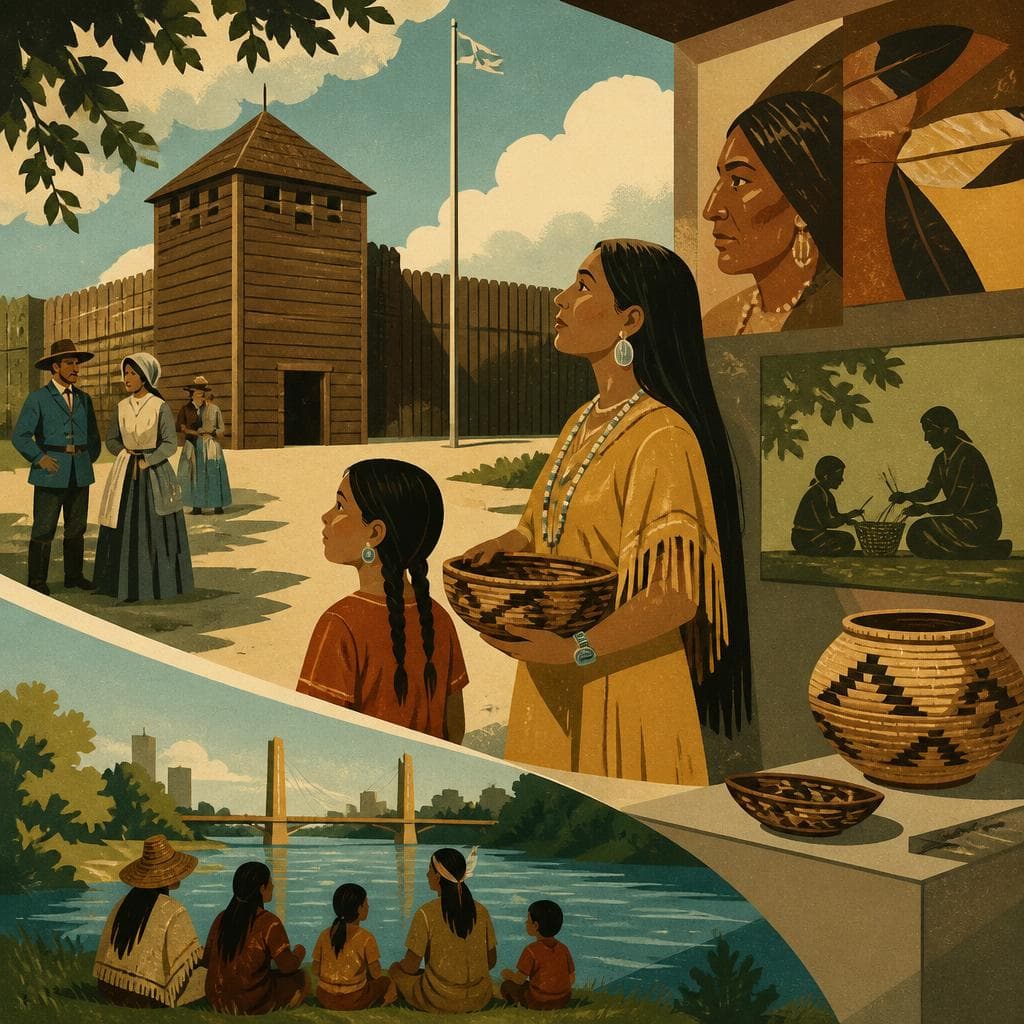 Cover art for Beside the Fort, a Longer Native Story