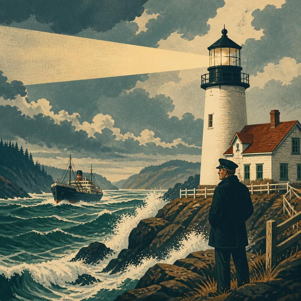Cover art for The Light at Manitou Passage