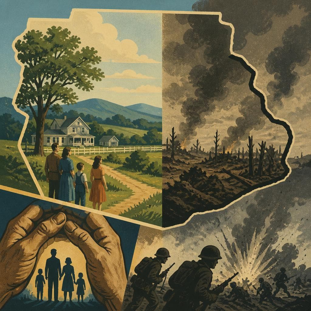 Cover art for A County Drawn for Refuge, Then Lost