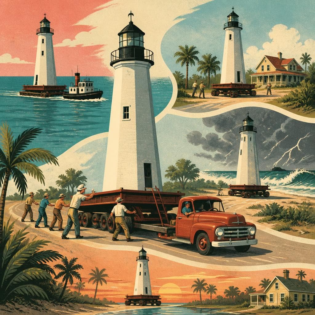 Cover art for The Lighthouse That Wouldn’t Stay Put