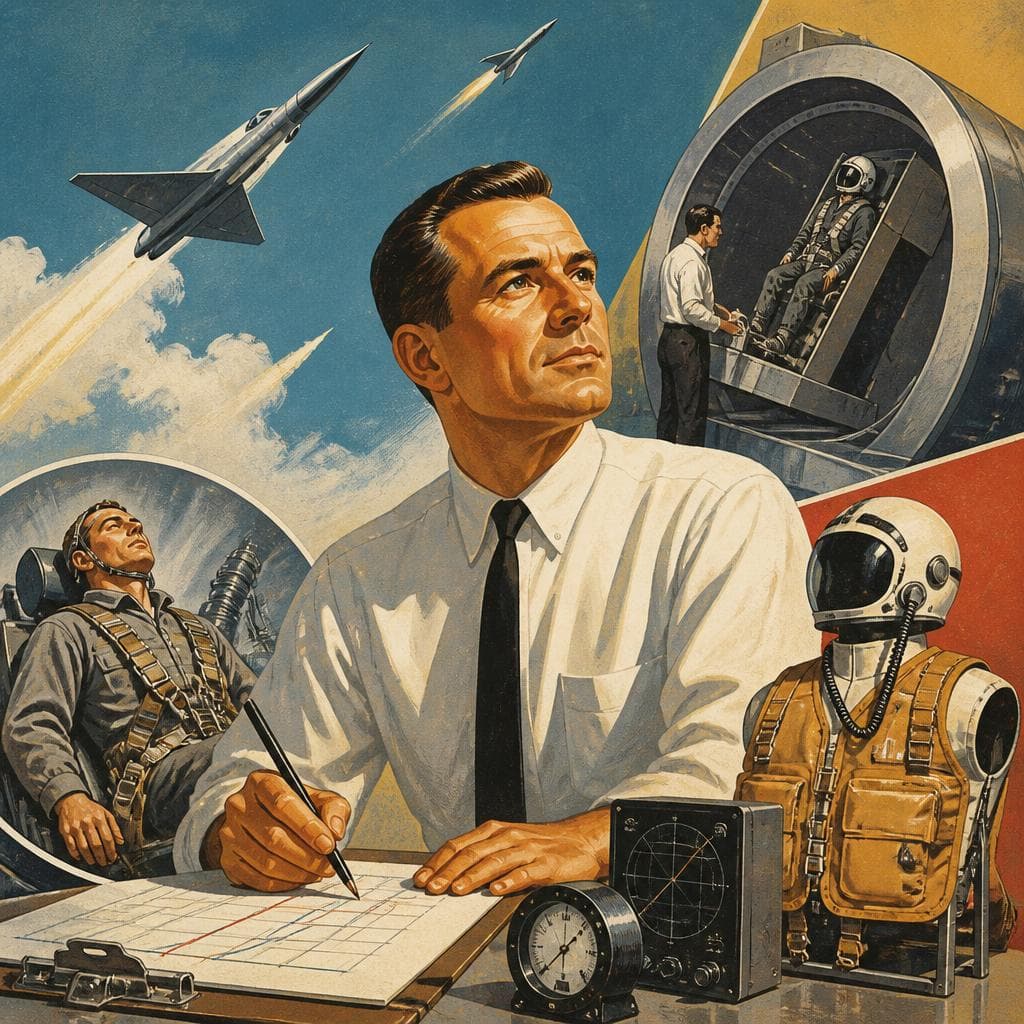 Cover art for Before Space, Brooks Taught the Body to Fly