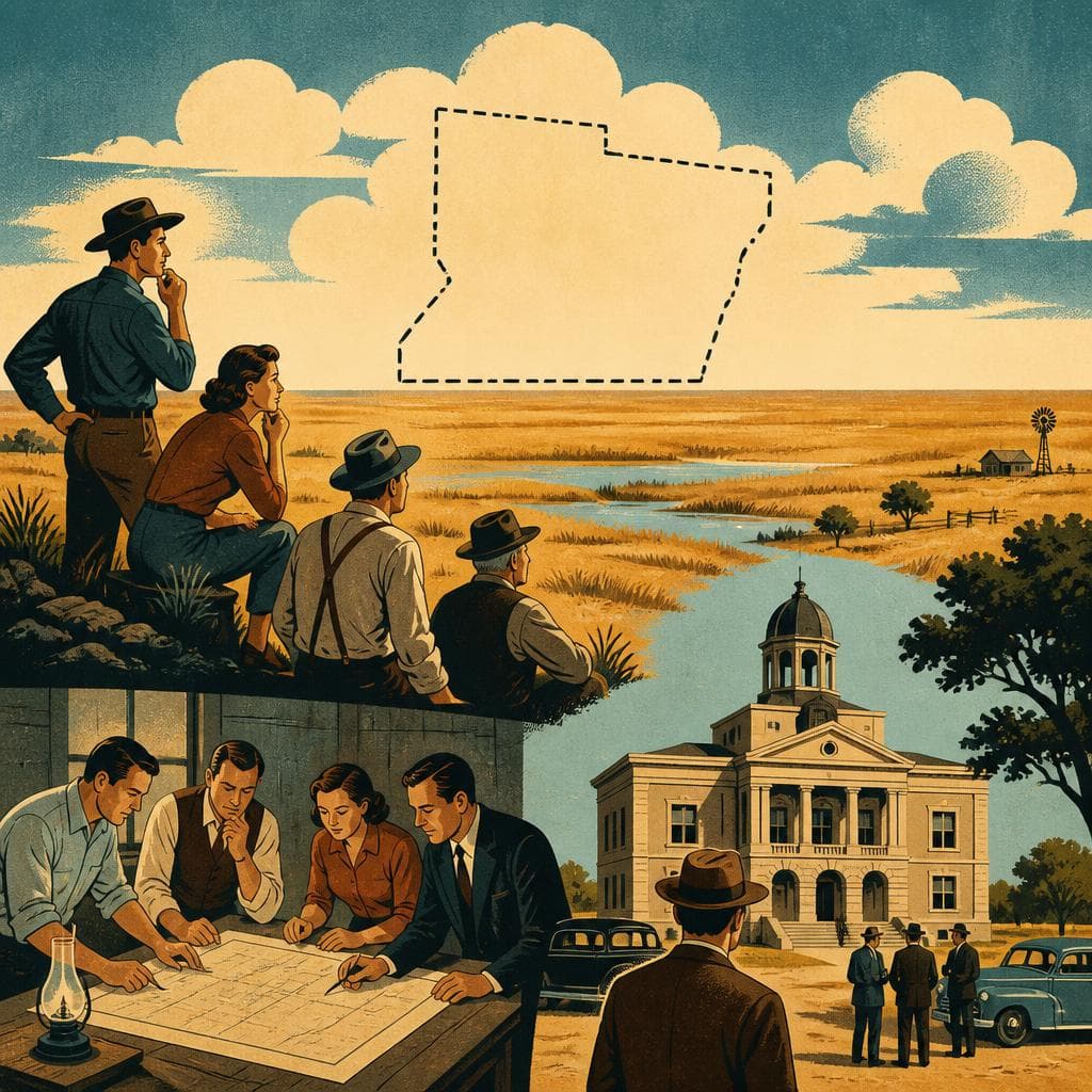 Cover art for When a County Was Only a Name