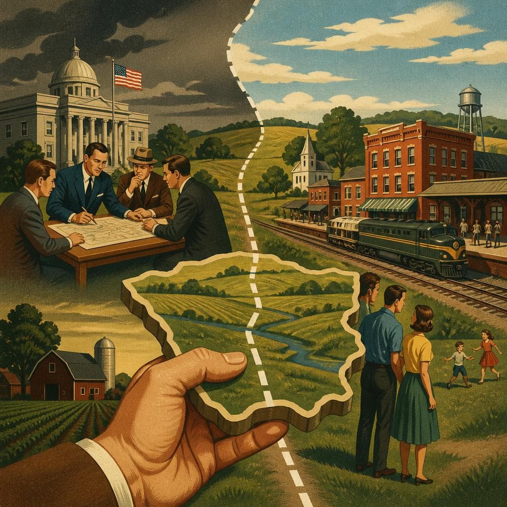 Cover art for A County Line, Kept as a Souvenir