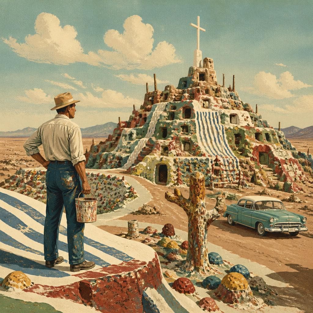 Cover art for The Desert Vision of Thunder Mountain