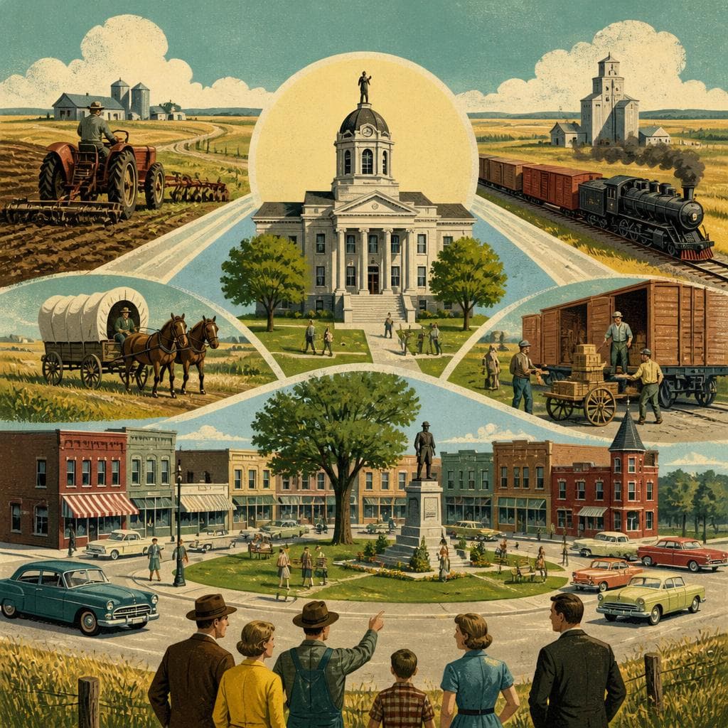 Cover art for How a Prairie Town Became Scotland County’s Center
