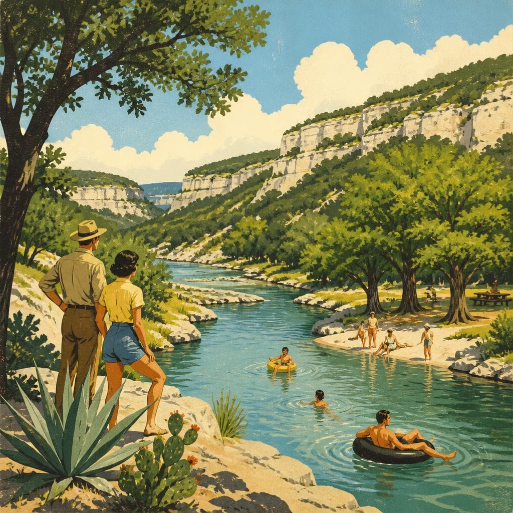 Cover art for Where the Frio Carves a Texas Summer