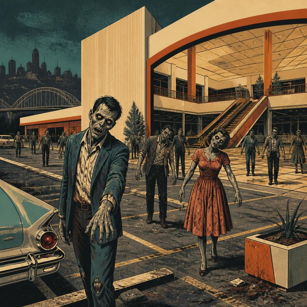 Cover art for When the Mall Closed, the Zombies Came In