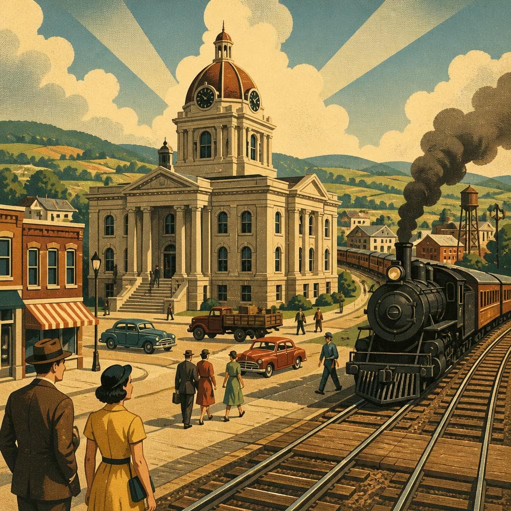 Cover art for When the Rails Recentered Greene County