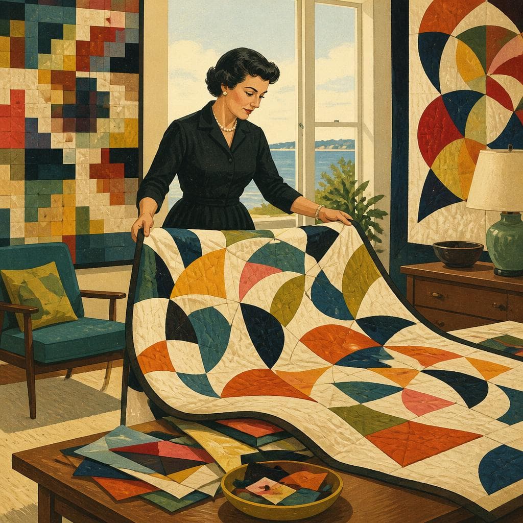 Cover art for Where Quilts Became American Art