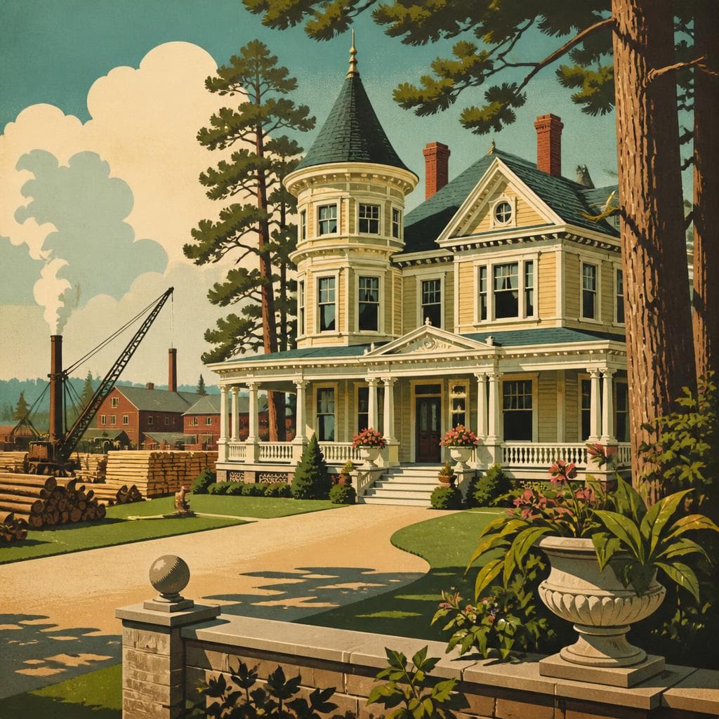 Cover art for A Mansion from the Timber Boom
