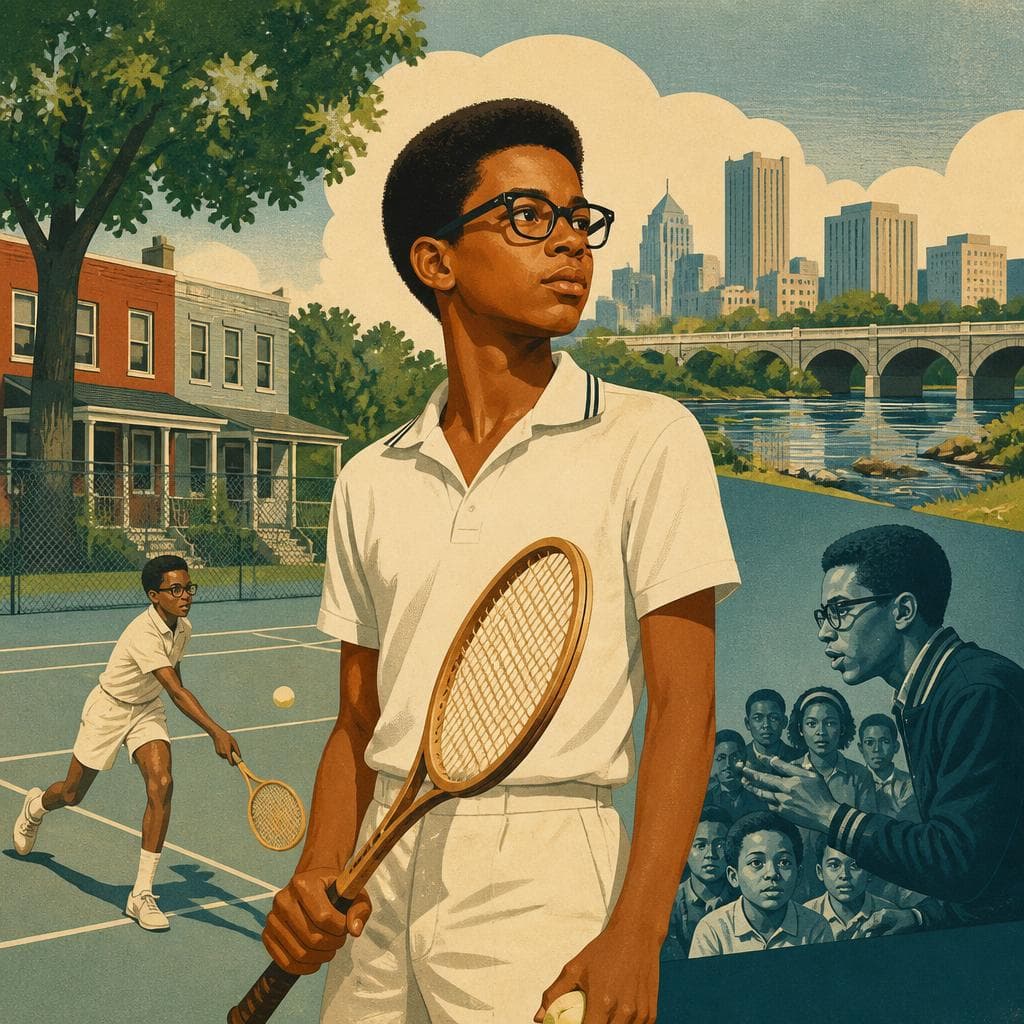 Cover art for Arthur Ashe’s First Courts