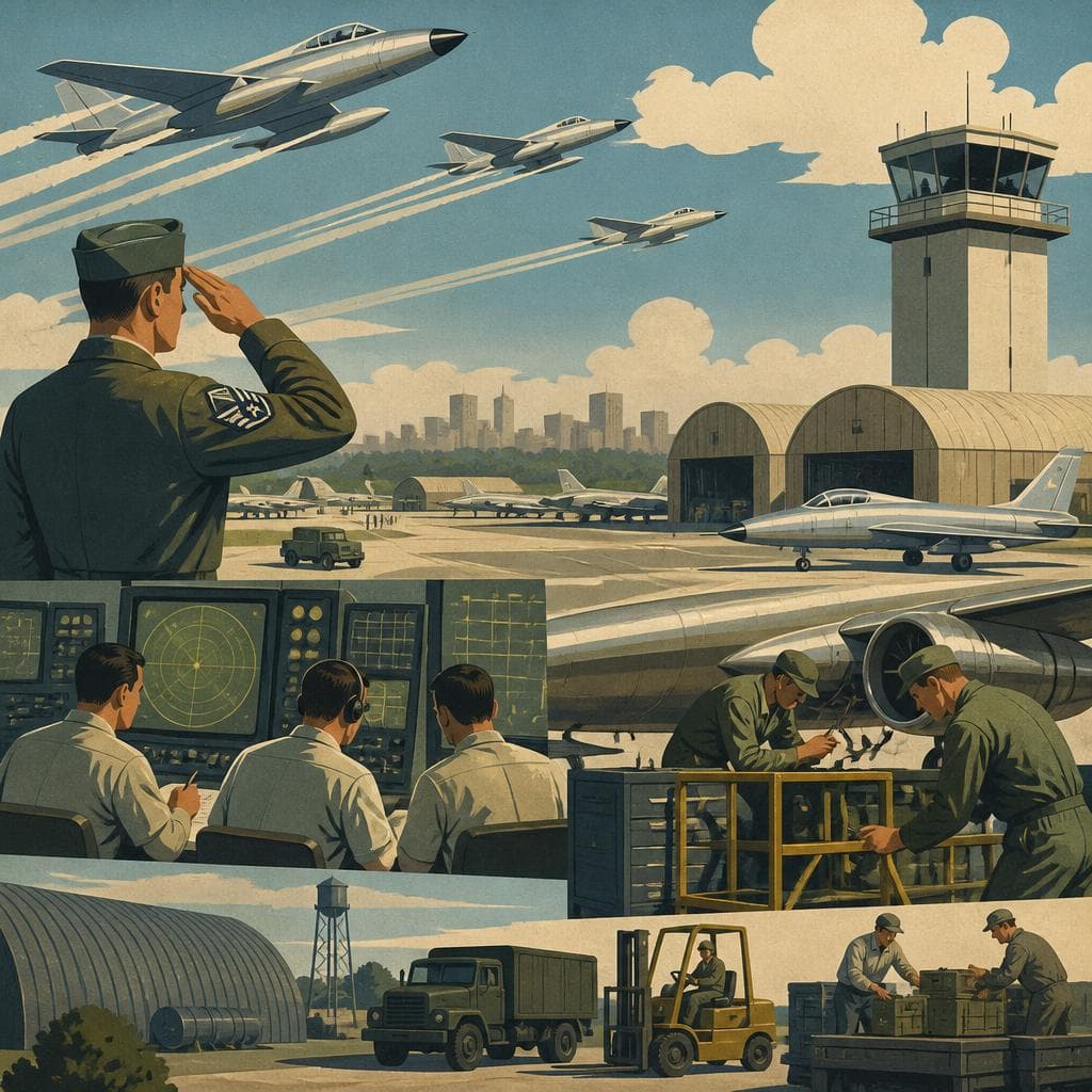 Cover art for The Base That Kept Them Flying