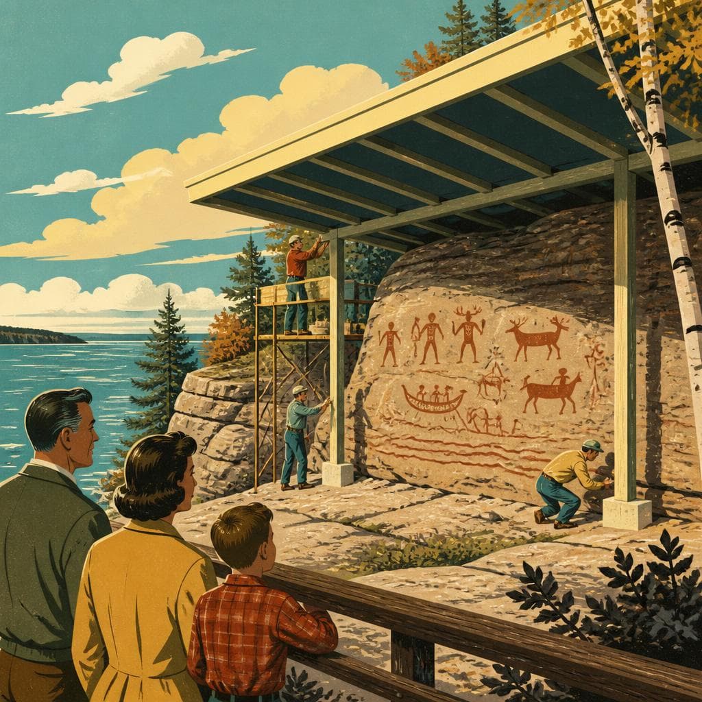 Cover art for Saving the Sanilac Carvings From the Weather