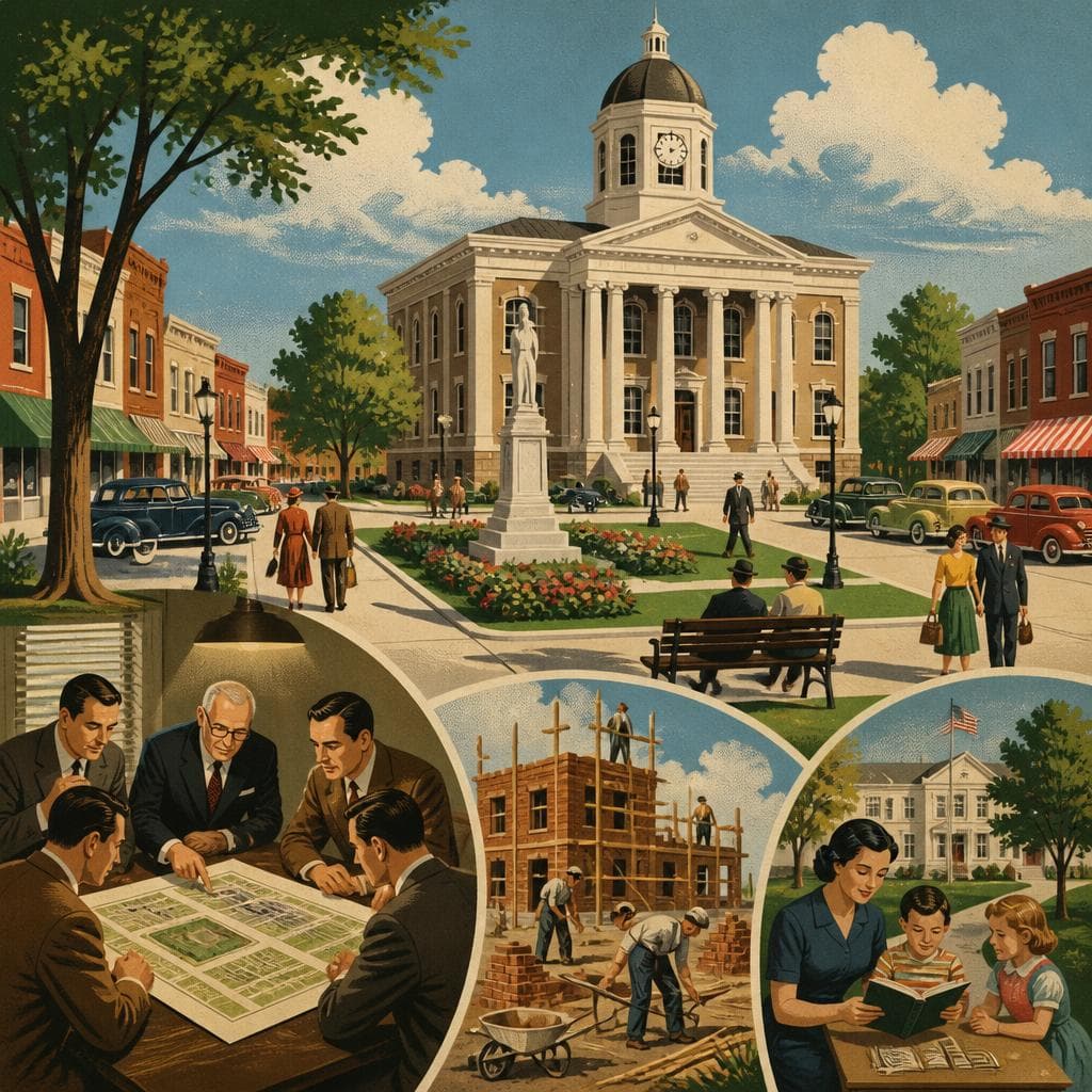 Cover art for How a Courthouse Square Made McLeansboro